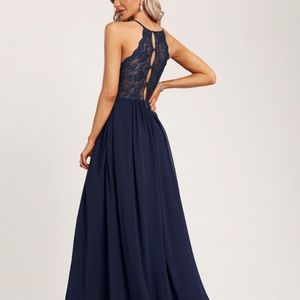 NWT JJs House black chiffon bridesmaid dress